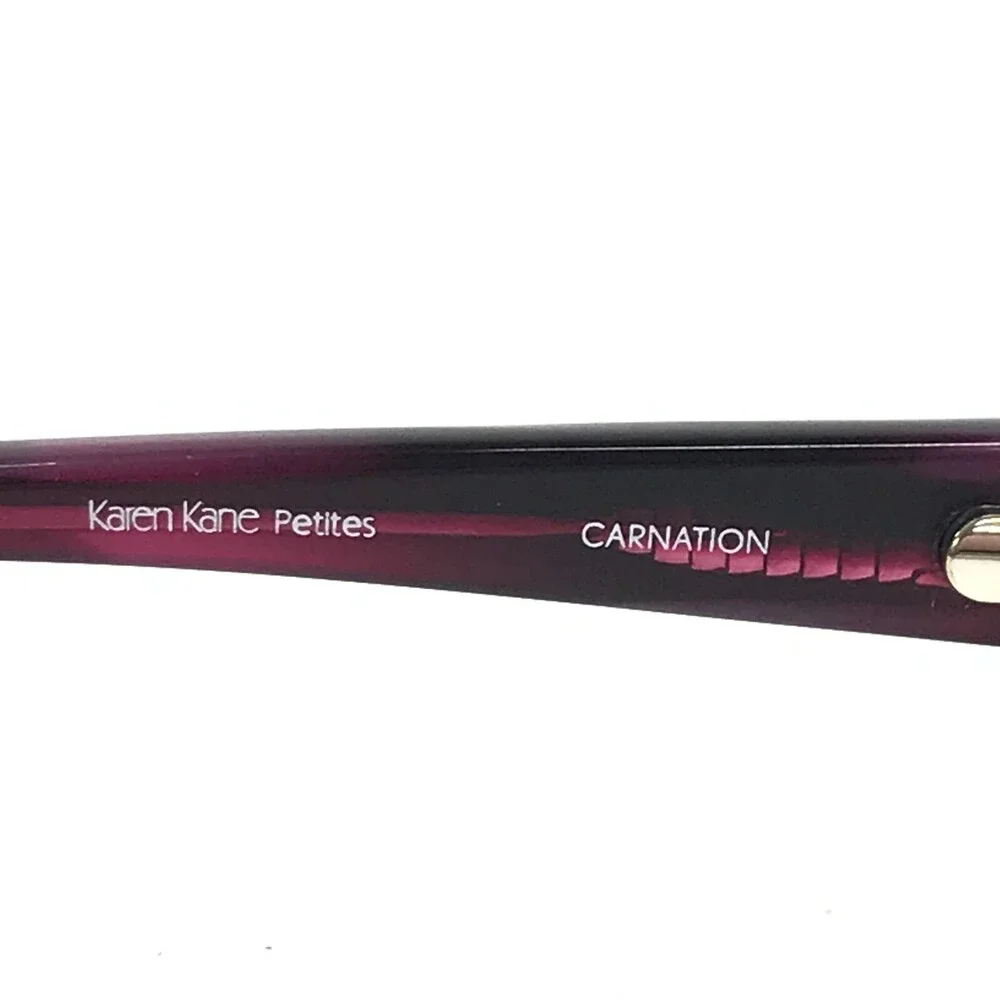 Karen Kane Petites Eyeglasses Frames CARNATION ORCHID Purple Tortoise 49-15-135
